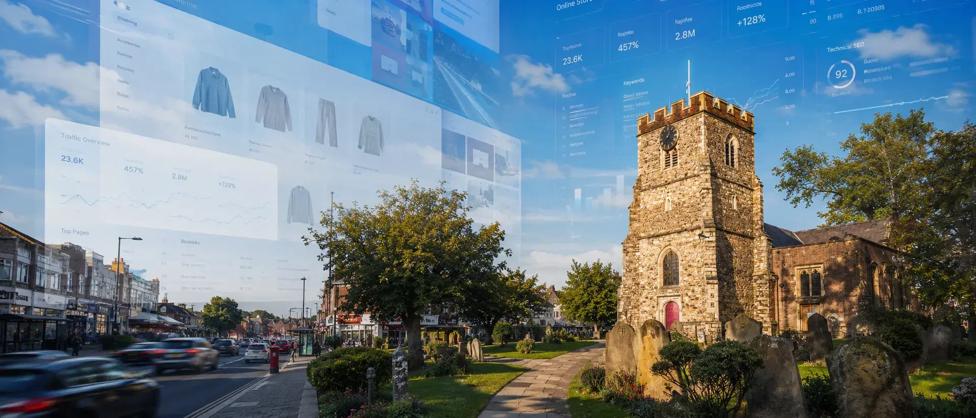 Web design and software development for Edgware HA8 businesses near Edgware tube