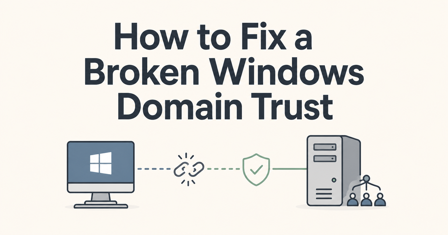 log in with a local administrator account